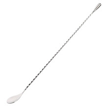 Twisted Design Professional Bartending Tool, 12 Inches Cocktail Mixing Spoon With Spiral Pattern Grip, Durable 18/8 Stainless Steel, Multipurpose For