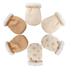 Fleece Gloves, No Scratch Mittens For Winter Warmth And Baby Safety