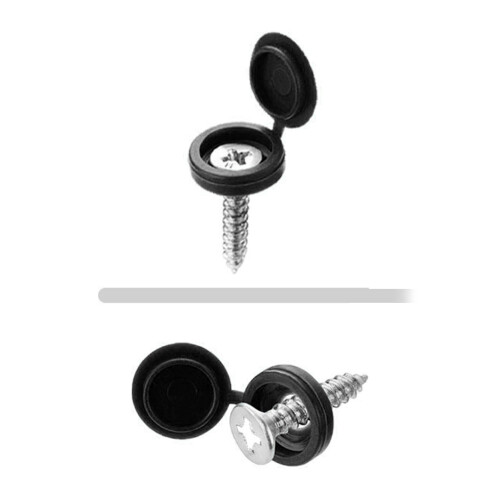 Plastic Screw Cap Covers for M5 Self Tapping Screws, Black, Decorative 2