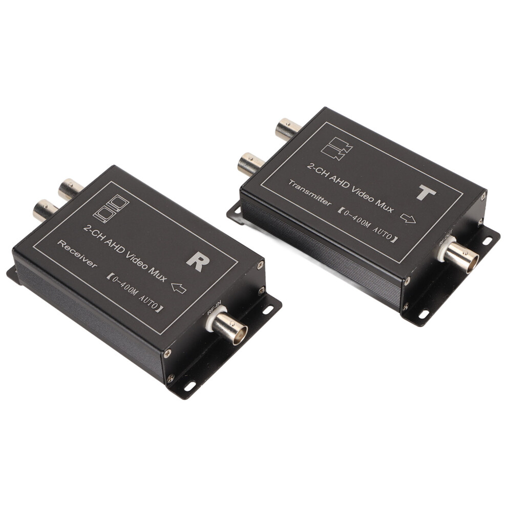 Real-Time 2 Channel Video Multiplexer For Ahd Cvbs 400M Distance 5061369078630