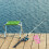 4Stk PVC Squid Skirts Angelköder Pink Bionic Fischköder Zum Angeln 7