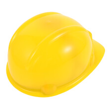 3Pcs Kids Plastic Yellow Hard Hats for Halloween and Dress Up