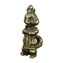 2Stk Kleine Messing Anhänger Im Einzigartigen Design Für DIY Schmuck