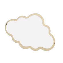 2Stk Wolkenförmiger Makeup Spiegel Acryl Deko Für Schreibtisch