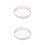 2Stk Modisches Desktop Schmuck- Kosmetikablage Tablett 9