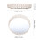 2Stk Modisches Desktop Schmuck- Kosmetikablage Tablett 11