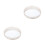 2Stk Modisches Desktop Schmuck- Kosmetikablage Tablett 5