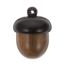 8Stk Kreativer Holz Nuss Anhänger Duftspender Schmuck Accessoire