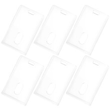 30Stk Transparente Ausweis Hüllen Acryl Karten Schutzhüllen Für Büro
