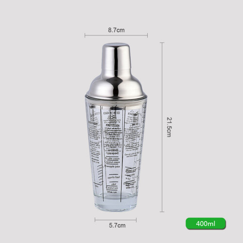 Bartender Transparent Robuster Cocktailshaker 1