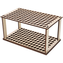 2Stk Khaki Holz Organizer Für , Marker Und Buntstifte Zuhause