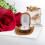 4Stk Ringbox Mit Hutform Flockringhalter Für Hochzeitsringe 9