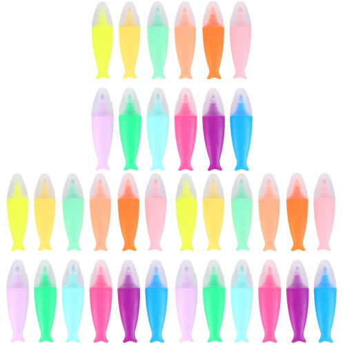 36Pièces Stylos Peinture Enfants Fluorescents 1
