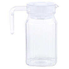 2Stk Haltbare Plastik Wasserkanne Transparent Für Getränke Im Haushalt