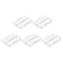 25Stk Moderner Acrylkarten Transparenter Aufsteller