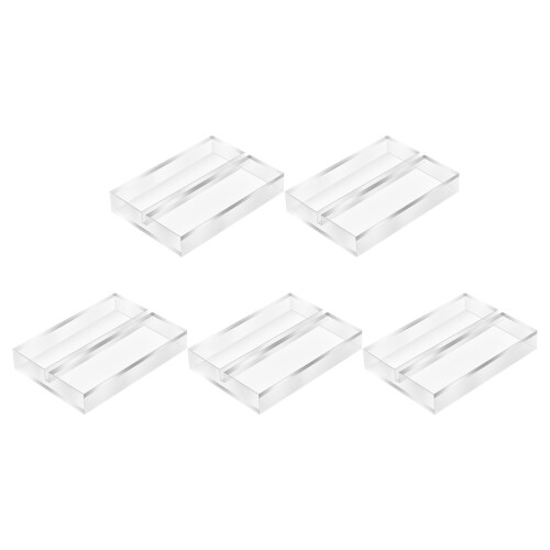 25Stk Moderner Acrylkarten Transparenter Aufsteller