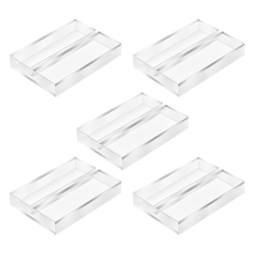25Stk Moderner Acrylkarten Transparenter Aufsteller 2