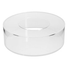 2Stk Eleganter Kuchenständer Transparent Rund Für Feiern