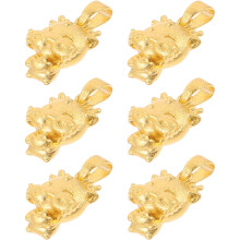 12Stk Goldene Drachen Charms Kupfer Für DIY Schmuck Und