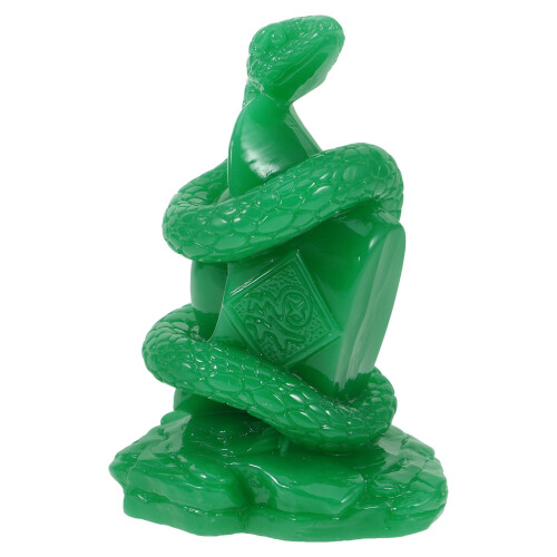 2Stk Glasschlangen Figur Grün Indoor Design 2