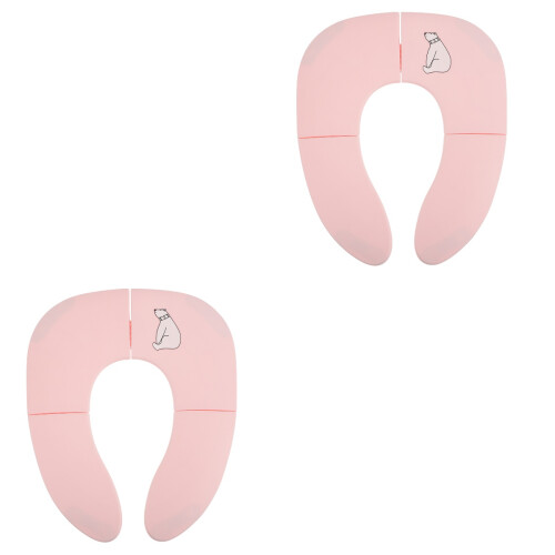2Stk Kinder Toilettentrainingssitz Langlebig Für Zuhause 2