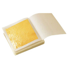10Ud Papel De Oro Imitación Foil Para Belleza Y Decoración