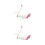 2Ud Kit Para Cuidado De De Bebé Con Mango Ergonómico Y Lupa Rosa 7