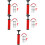 5Jgo Kit Inflador Balones Reutilizable Con Ergonómico 9