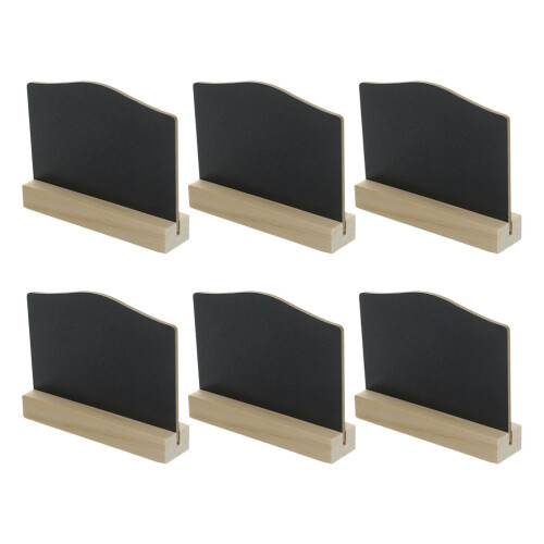 30Ud Mini Pizarra De Madera Para Y Decoración 1