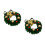 2Ud Mini Guirnalda Navideña Verde Plástica Para Decorar Muñecas 7