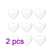 20Ud Bola Colgante Plástica Transparente Corazón Para Ornamentación