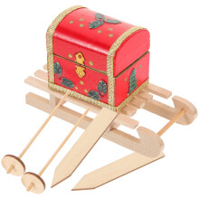 3 Mini Trineos Madera Decorativos Para Casas Y DIY