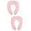 2Pièces Siège De Enfants Portable Rose Pliable Lavable 7