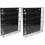 2Pcs Black Acrylic Toy Car Display Cases Strong Stable Model Storage 4