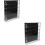 2Pcs Black Acrylic Toy Car Display Cases Strong Stable Model Storage 7