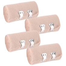 8Pcs Elastic Sports Wrap Roll with Strong Metal Clips for Injury Care