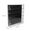 2Pcs Black Acrylic Toy Car Display Cases Strong Stable Model Storage 9