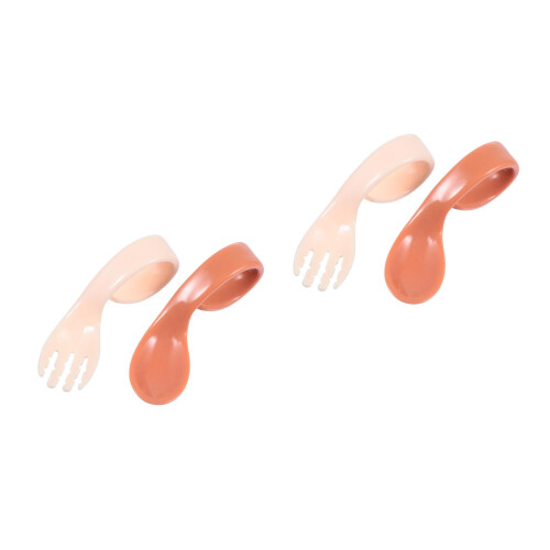 2Sets Peuterbestek, Leerbestek , Antislip, Temperatuur 2