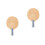 2St Beige Tafeltennisrackets, Comfortabel En Functioneel 5