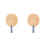 2St Beige Tafeltennisrackets, Comfortabel En Functioneel 7