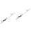 2Pièces Support Montage Câble Accélérateur Argenté Durable Auto 6