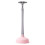 2Pcs Rubber Cup Plunger Pink Long Handle Strong Suction for Bathroom 1