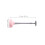 2Pcs Rubber Cup Plunger Pink Long Handle Strong Suction for Bathroom 3