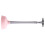2Pcs Rubber Cup Plunger Pink Long Handle Strong Suction for Bathroom 11