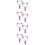 8Pcs Practical PVC Handheld Whiteboards Single Side Dry Erase Boards 8