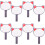 8Pcs Practical PVC Handheld Whiteboards Single Side Dry Erase Boards 5