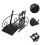2Pcs Durable Black Iron Garden Hose Shelf Creative Decorative Storage 8