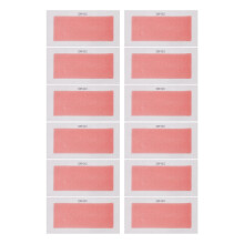 48Pcs Red Non-Woven Wax Strips for Hair Removal Body Face Waxing