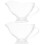 4Pcs Glass Sauce Jug with Handle Gravy Container for Serving 1