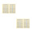 4Pcs Black Guitar Fretboard Note Map Stickers Practical Beginner Tool 5